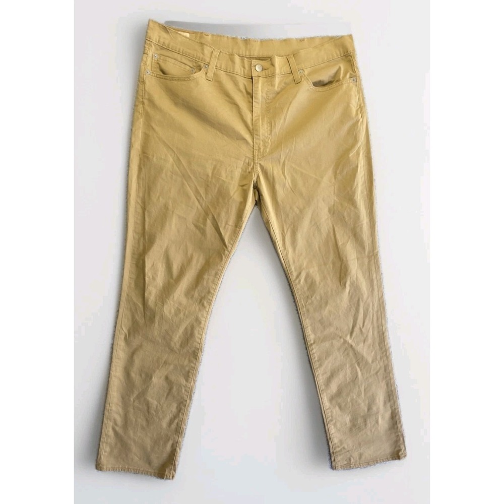 Levi's 511 Big E Slim Fit Men's Jeans 40x32 Khaki Tan Stretch Casual Pants - Picture 3 of 13